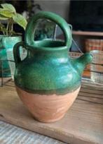 Franse provencaalse kruik met groen, Antiek en Kunst, Ophalen of Verzenden