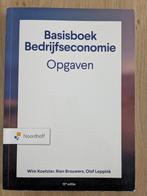 Basisboek Bedrijfseconomie - Opgaven - 13e editie, Ophalen, Zo goed als nieuw, Economie en Marketing, Noordhoff Uitgevers