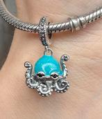 Zilveren bedel Octopus glow in the dark, Overige merken, Verzenden, Nieuw, 1 bedel