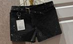 Glitter short, Kleding | Dames, Broeken en Pantalons, Kort, Zwart, Nieuw, Ophalen of Verzenden