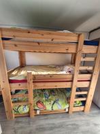 3 persoons stapelbed van vurenhout 2 m x 90 cm, Ophalen, Gebruikt, Stapelbed