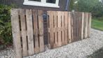 4 pallets 80x120cm, samen €15, Ophalen, Gebruikt, 50 mm of meer, Pallet