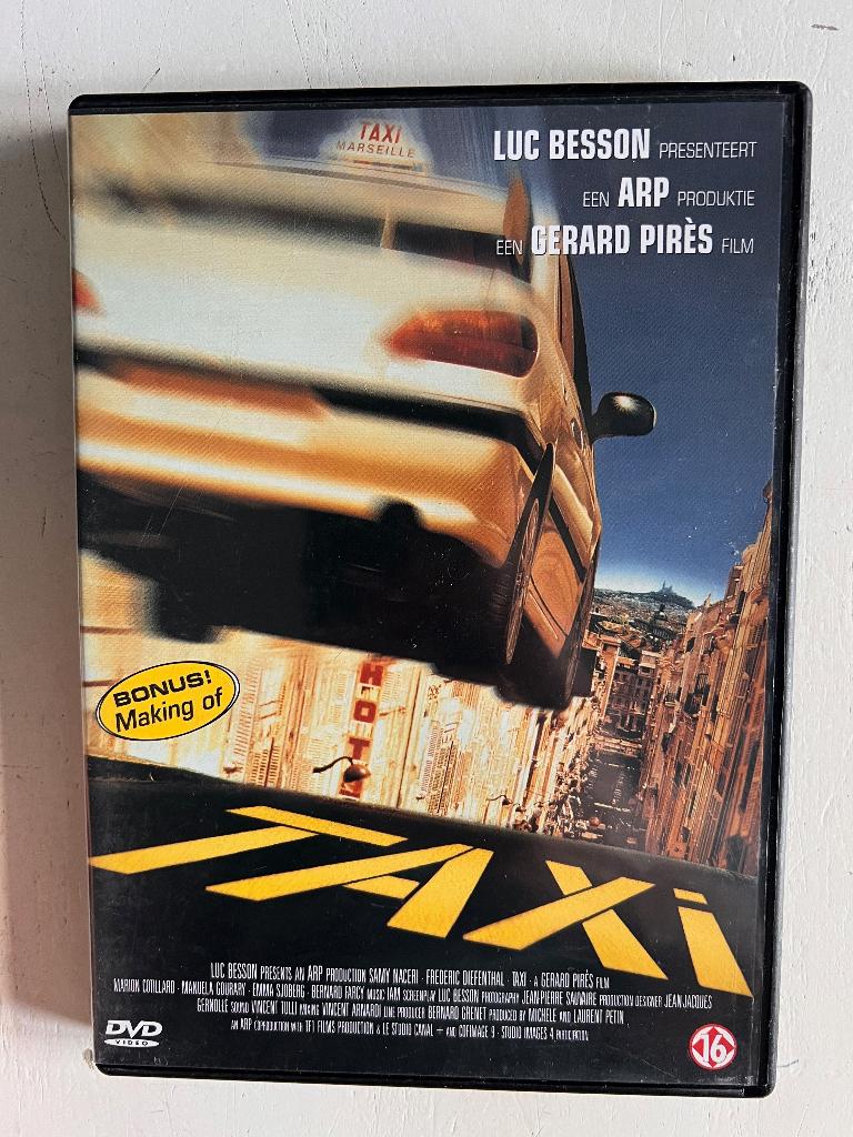 Taxi, Cd's en Dvd's, Dvd's | Thrillers en Misdaad, Gebruikt, Overige genres, Vanaf 16 jaar, Ophalen of Verzenden