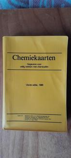 chemiekaarten boek 1988, Boeken, Studieboeken en Cursussen, Gelezen, Ophalen of Verzenden, Niet van toepassing