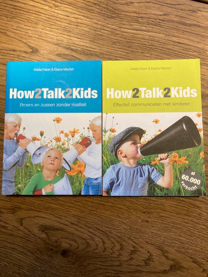 How2talk2kids - 2 delen in goede staat, Boeken, Zwangerschap en Opvoeding, Zo goed als nieuw, Opvoeding tot 6 jaar, Ophalen of Verzenden