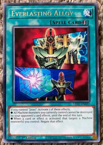 Yu-Gi-Oh! Everlasting Alloy LED7 1st Ed Jinzo ! beschikbaar voor biedingen