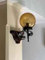 15 Vintage, brutalist wandlampen met glazen kap, Huis en Inrichting, Lampen | Wandlampen, Ophalen, Zo goed als nieuw, Glas