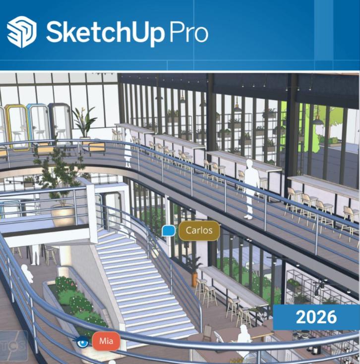 SketchUp PRo 2026 ( MAC), Computers en Software, Ontwerp- en Bewerkingssoftware, Nieuw, MacOS, Ophalen