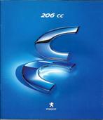 Brochure Peugeot 206 CC 2000, Ophalen of Verzenden, Gelezen, Peugeot