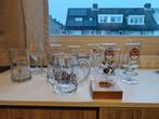 Bonte verzameling (bier)glazen, Verzamelen, Glas en Borrelglaasjes, Ophalen, Gebruikt, Bierglas