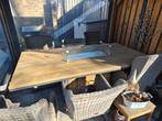 Mooie Tuintafel - Vuurtafel te koop, Ophalen, Zo goed als nieuw