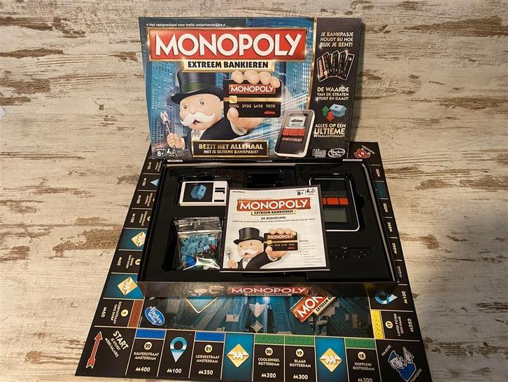 Monopoly extreem bankieren [s690], Hobby en Vrije tijd, Gezelschapsspellen | Bordspellen, Zo goed als nieuw, Ophalen of Verzenden