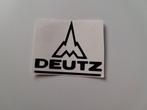 Deutz logo vinyl sticker, Auto diversen, Verzenden