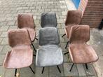 Eetkamer stoelen, Huis en Inrichting, Stoelen, Ophalen, Gebruikt, Bruin, Leer