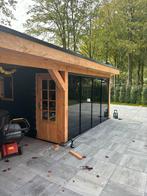 Glazen schuifpui overkapping inc montage!, Tuin en Terras, Verzenden, Nieuw, Veranda