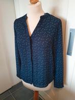 Hema Blouse Maat S - Blauw met Pijlenprint, Blauw, Ophalen of Verzenden, Zo goed als nieuw, Maat 36 (S)