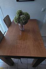 GRATIS Houten Eettafel, notenhout kleur 160 x 90 x 79, Ophalen, Gebruikt, 50 tot 100 cm, Vijf personen of meer