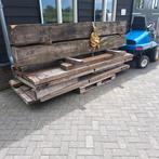 Partij hardhout ong 3 meter azobe hard hout meerpalenhout, Tuin en Terras, Palen, Balken en Planken, Ophalen of Verzenden, Zo goed als nieuw