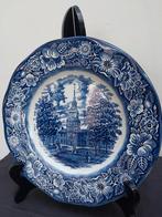 Prachtig blauw/wit bord Liberty Blue, Antiek en Kunst, Antiek | Servies los, Ophalen of Verzenden