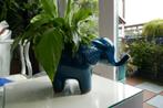 Olifant zeeblauwe sierpot voor planten of stiften, Huis en Inrichting, Ophalen, Gebruikt