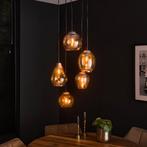 Hanglamp Francesco 5-lamps Amber

Van Lifestylefurn, Ophalen, Nieuw, Glas, Info@lifestylefurn.nl