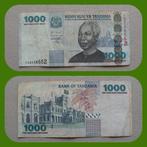 Bankbiljet Tanzania 1000 Shilingi, Postzegels en Munten, Bankbiljetten | Afrika, Los biljet, Tanzania, Verzenden