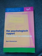 A. Kooreman - Het psychologisch rapport, Ophalen, A. Kooreman, Ontwikkelingspsychologie, Zo goed als nieuw