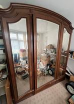 Mooie houten vintage kledingkast, Ophalen, Gebruikt, 200 cm of meer, 200 cm of meer