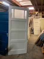 Antieke 4-vlaks extra brede Bruynzeel paneeldeur,87,7x211,5, Ophalen, Gebruikt