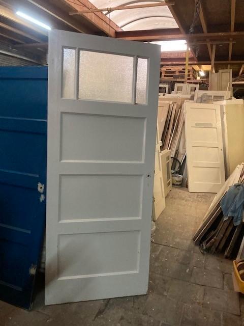 Antieke 4-vlaks extra brede Bruynzeel paneeldeur,87,7x211,5, Huis en Inrichting, Woonaccessoires | Overige, Gebruikt, Ophalen