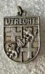 Utrecht Provincie Wapen Zilverkleurig Speldje/Bedeltje, Verzamelen, Speldjes, Pins en Buttons, Ophalen of Verzenden, Gebruikt