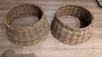 Decoratie of kerstboom mand (2 stuks), Gebruikt, Mand, Rond, Ophalen of Verzenden