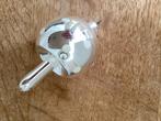 Oude Antieke Vintage Kerstbal Paddenstoel Zilver Glas, Ophalen, Gebruikt