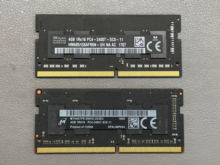4GB DDR4 RAM Geheugen PC4-21300 2666MHz (set van 2), Computers en Software, RAM geheugen, Zo goed als nieuw, Desktop, 4 GB, DDR4