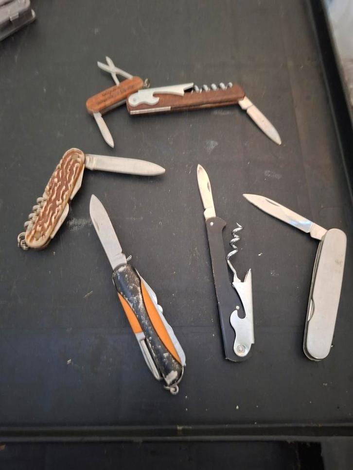 Partij zakmessen - Diverse modellen, Antiek en Kunst, Antiek | Gereedschap en Instrumenten, Ophalen of Verzenden