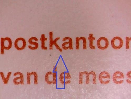 Ned. NVPH PB 11a plaatfout; Verlengde k van postkantoor, Postzegels en Munten, Postzegels | Nederland, Postfris, Na 1940, Verzenden