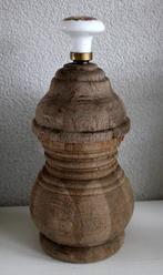 houten pot met nostalgische knop, Gebruikt, Ophalen of Verzenden, Landelijk