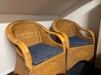 Vintage rotan stoelen - 2 stuks, Ophalen