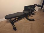 Powertec bench halterbank leg curl leg extention, Sport en Fitness, Ophalen, Zo goed als nieuw, Krachtstation