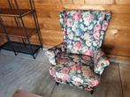 Bloemen fauteuil te koop, Ophalen of Verzenden, Zo goed als nieuw, 75 tot 100 cm, 50 tot 75 cm