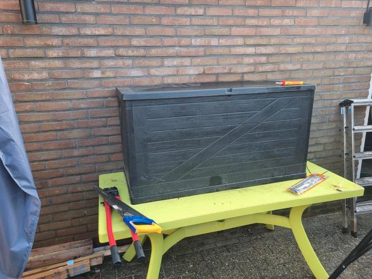 Kunststof Tuinberging / Opbergbox - Zo goed als nieuw, Tuin en Terras, Bergingen en Tuinkasten, Zo goed als nieuw, Containerberging