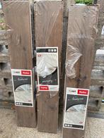 3 nieuwe pakken laminaat v-groef houtkleur, Ophalen, Bruin, Nieuw, Minder dan 10 m²