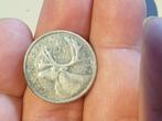 Canada, 25 cent 1957, zilver (1), Ophalen of Verzenden, Zilver