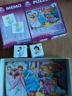 966, Disney Prinses puzzel + memospel, vanaf 4 jaar te koop, Kinderen en Baby's, Speelgoed | Kinderpuzzels, 4 tot 6 jaar, Meer dan 50 stukjes