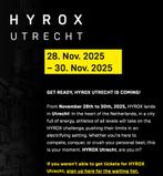 Hyrox Men Saturday 1x ticket, Tickets en Kaartjes, Eén persoon