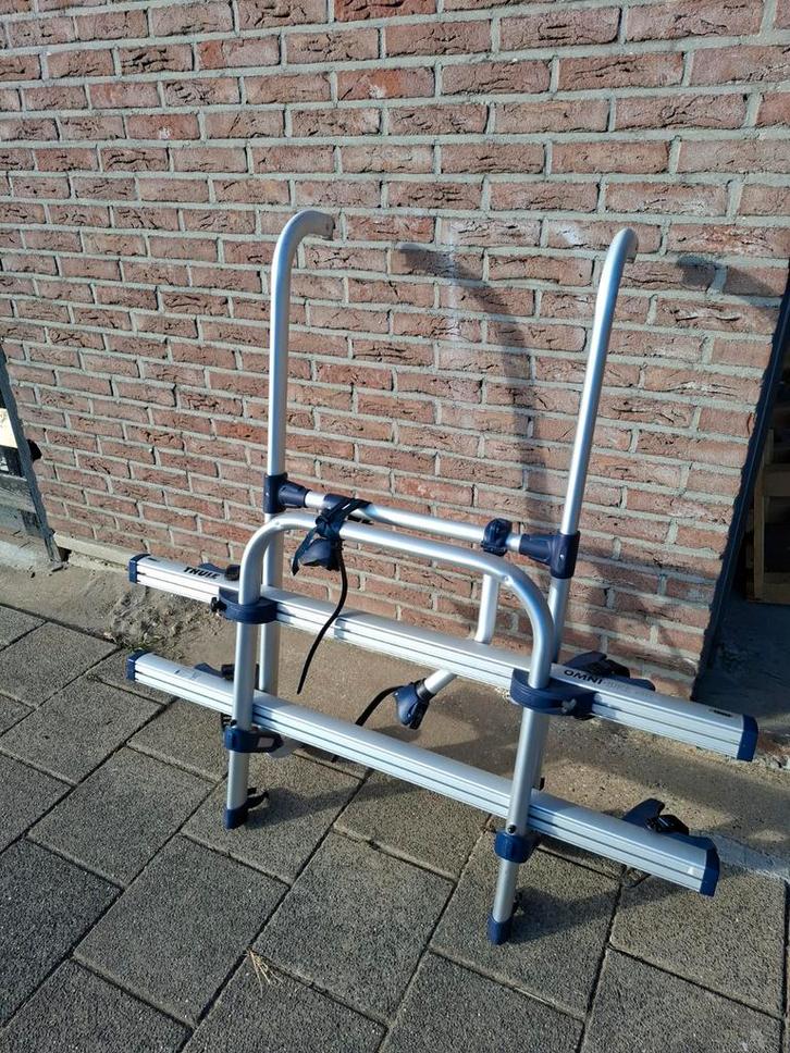 Thule Fietsendrager Caravan - Goede Staat, Auto diversen, Fietsendragers, Gebruikt, Achterklepdrager, 2 fietsen, Elektrische fiets