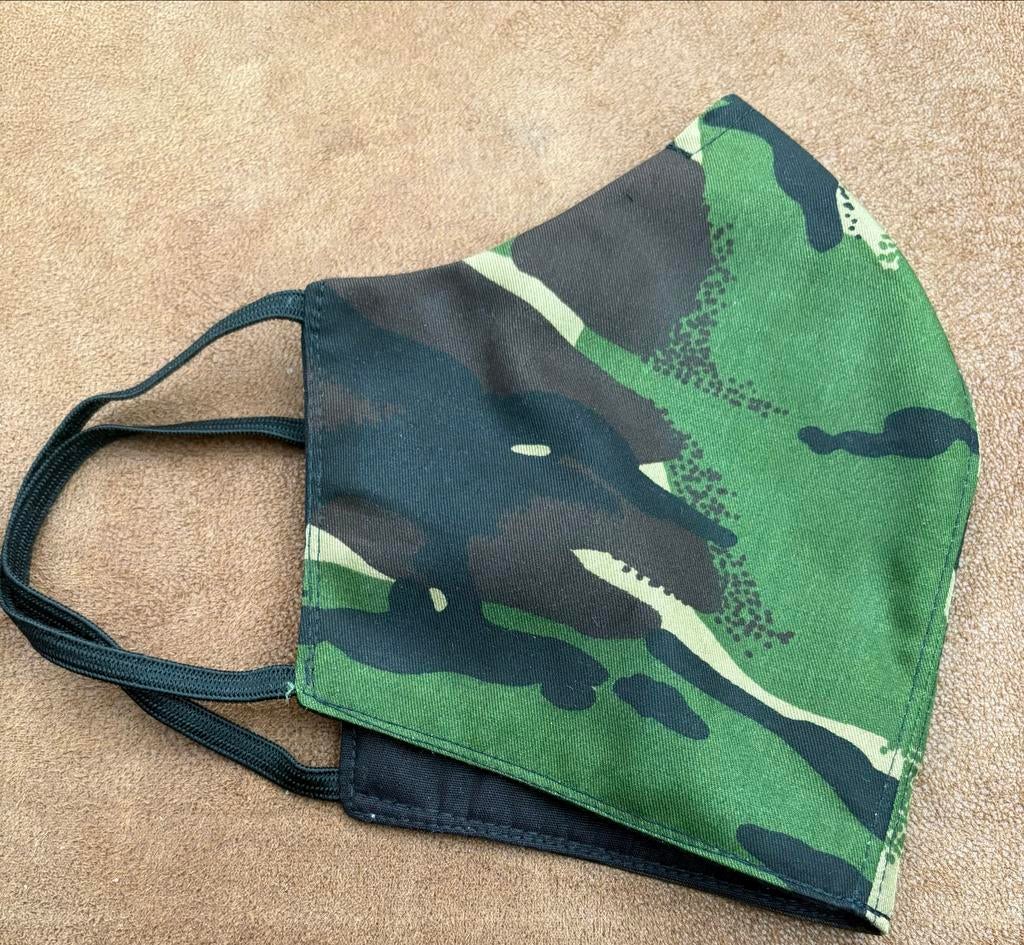 Mondmasker met camouflage patroon, Ophalen of Verzenden, Landmacht, Nederland, Kleding of Schoenen
