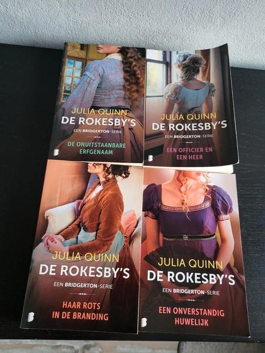 Rokesby's - Julia Quinn -  deel 1 t/m 4 complete serie, Boeken, Romans, Zo goed als nieuw, Ophalen of Verzenden