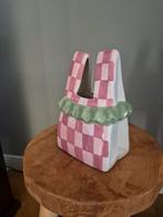 Vaas "tas"van DK, Ophalen of Verzenden, Zo goed als nieuw, Aardewerk of Porselein, Minder dan 50 cm