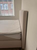 Boxspring 140x200, Ophalen, Beige, Tweepersoons, 140 cm